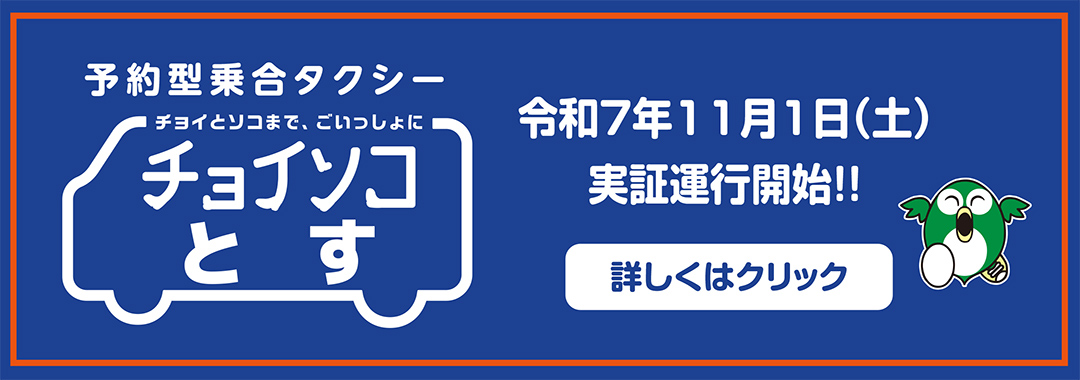 チョイソコとす実証運行