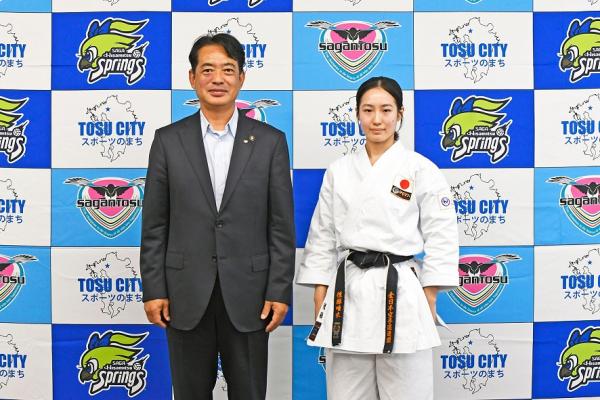 後藤選手表敬訪問