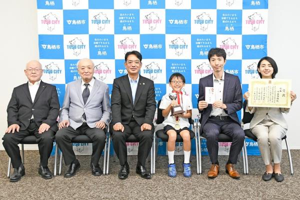 川島啓輝さん表敬訪問
