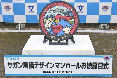 披露されたデザインマンホール