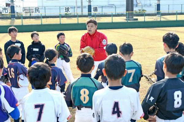 緒方孝市ベースボールクリニック