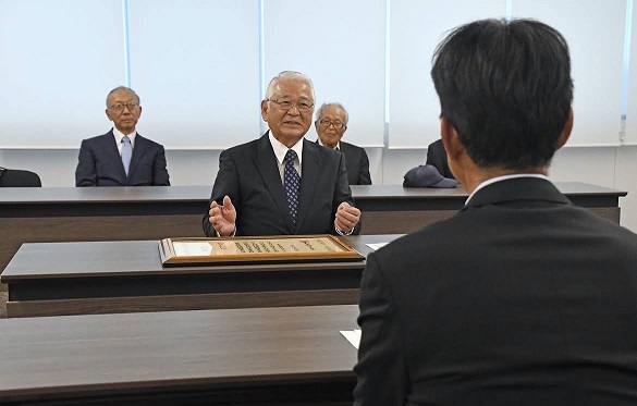 當田靜貴さん表敬訪問