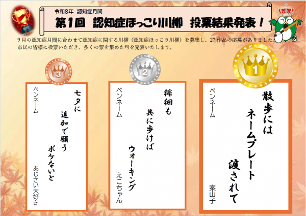 投票結果