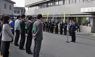 合同パトロール出発式（平成23年2月1日）の画像