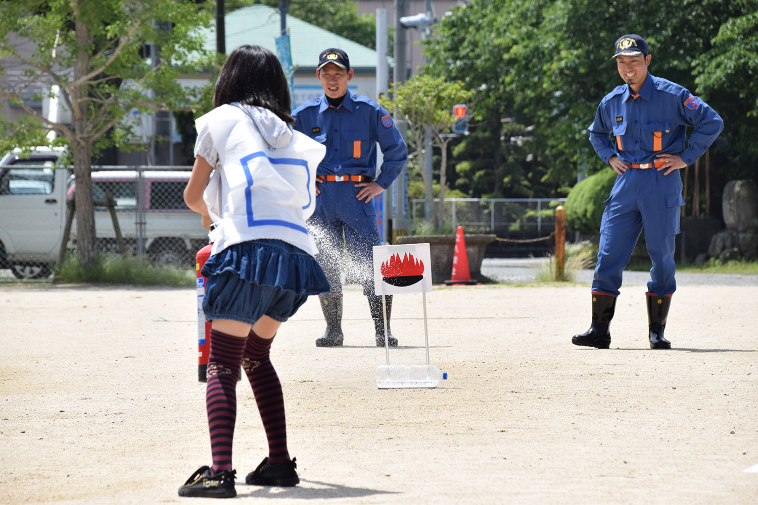 消火訓練の画像