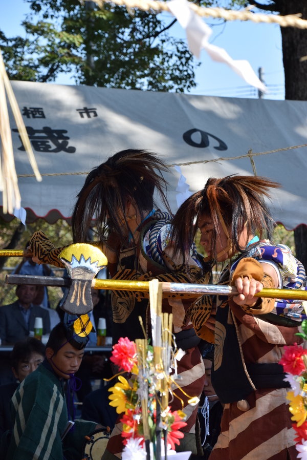 四阿屋神社の御田舞の画像