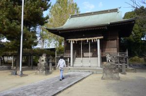 轟木日子神社の境内の画像