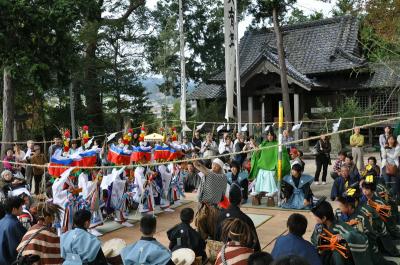 四阿屋神社の御田舞