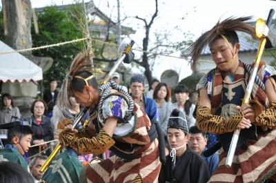 四阿屋神社の御田舞