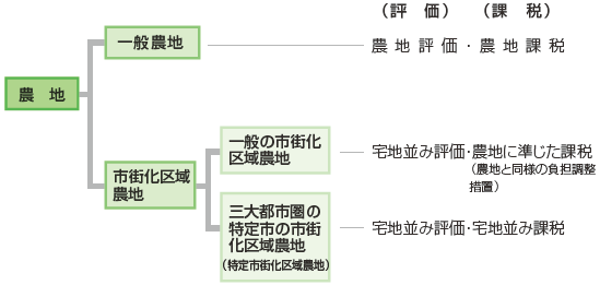 農地の課税図