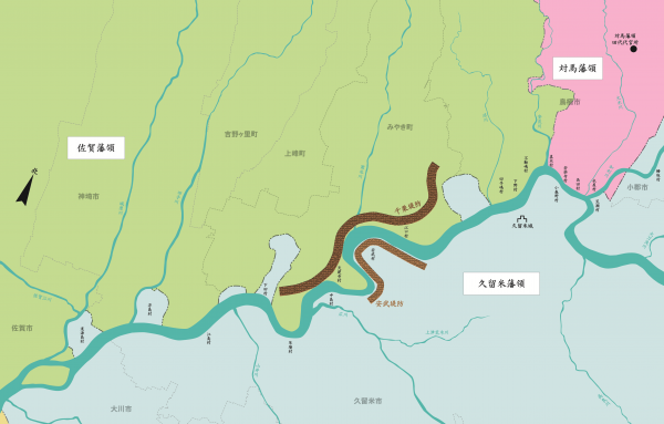 大川流域の諸藩と堤防