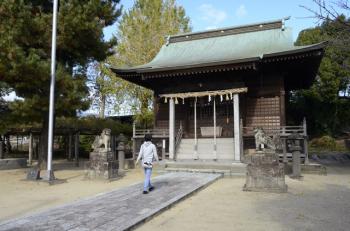 轟木日子神社の境内の画像